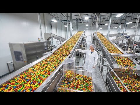 M&M’s Making Process | Chocolate + Peanut + Sugar Shell | Factory Making Documentary