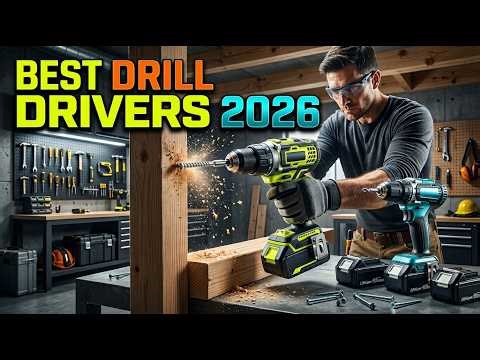 TOP 5 Best Drills Driver 2026 | Milwaukee,DeWalt,Makita,Flex!