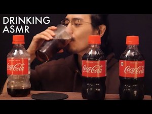 ASMR COCA-COLA COKE DRINKING SOUNDS
