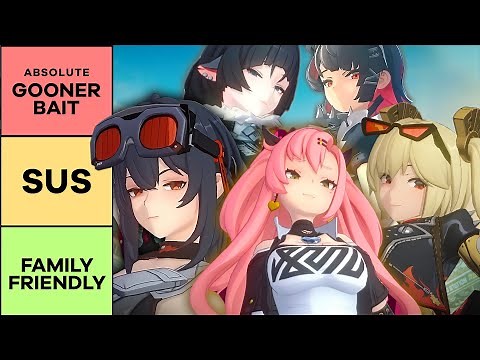 Which Zenless Zone Zero character has the MOST fanservice? (part 1-5)