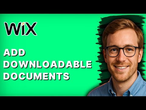 How to Add Downloadable Documents in Wix [2025 Guide]