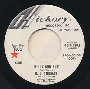 B.J. Thomas And The Triumphs - Billy And Sue