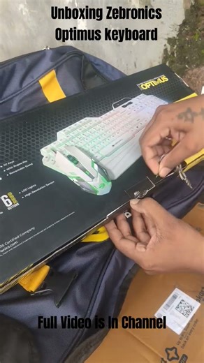 Zebronics Gaming Keyboard Unboxing #shorts #ytshorts #trending #unboxing