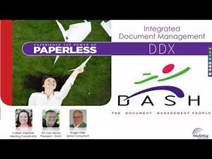 Dash DDX Document Management software for WorkWise ERP - Overview Webinar