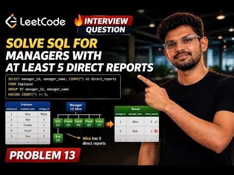 Day 13 - SQL LeetCode Problem | Step-by-Step Explanation in Tamil