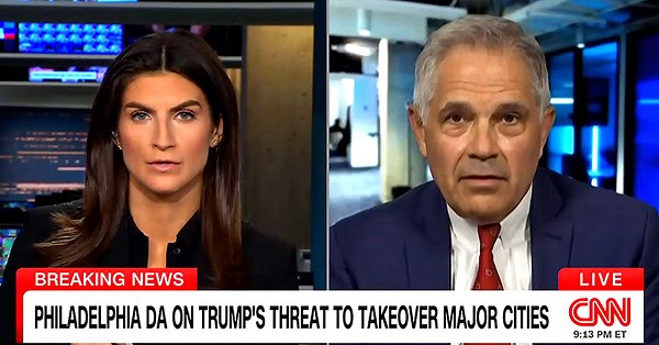 Dem DA on CNN Torches 'Stupid, Racist, Fascist Dictator' Trump Amid Crime 'Distraction'
