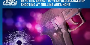 Deputies arrest 15-year-old accused of shooting at Mullins area home