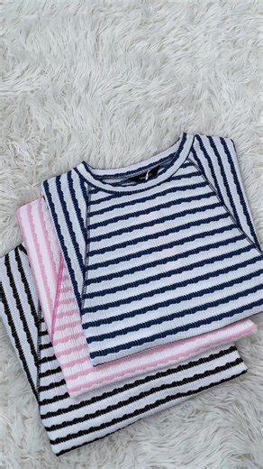 Dokotoo Women's Striped Color Block Summer T-Shirt