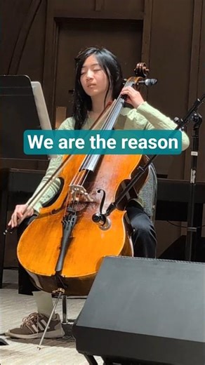 We are the Reason by David Meece | Yellow Cello Piano #shorts #wearethereason #우리때문에 #cellopiano