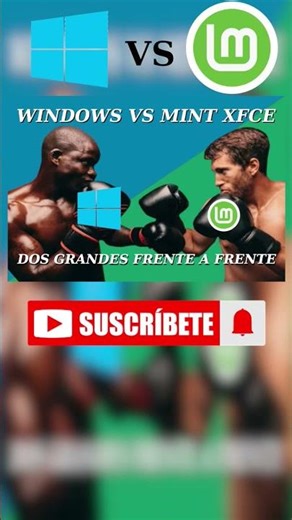 Windows vs Linux Mint Xfce.