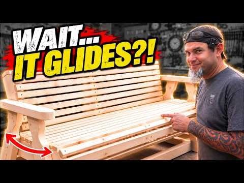 From Basic Lumber into a Beautiful Profitable Glider Bench!