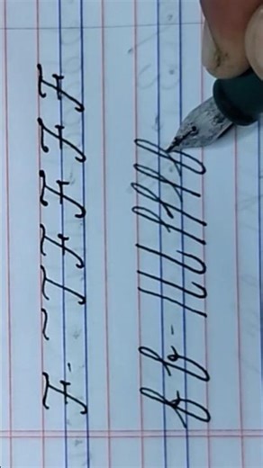 how to write cursive writing f #penstyles #handwriting #calligrphy #cursive @penstyles24