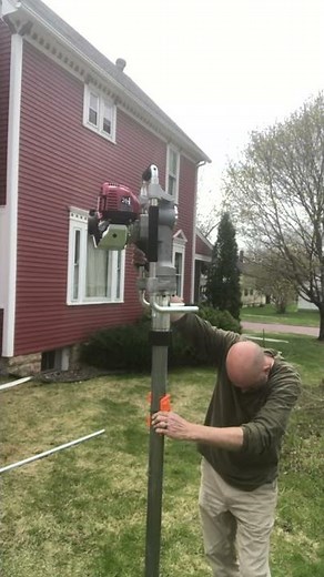Chain Link Fence Post Driver