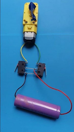 2 limit switch and DC motor connection