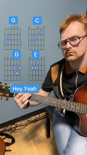 Hey Yeah for new song of the day. #LanguageLearning #essentialmusicacademy #musicschool #guitarlesson | Essential Music Academy