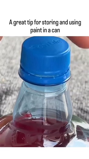 Zonnastic on Instagram: "The video demonstrates transferring leftover paint from a can into a clear plastic bottle, then using a heat gun to soften the bottle’s bottom for enhanced squeezability, enabling airtight storage with the cap secured. - For usage, the cap is removed, allowing controlled dispensing by squeezing the flexible bottle directly onto brushes or surfaces, minimizing spills and evaporation issues common with original cans. - Released January 2, 2026, the post achieved 1.6 millio