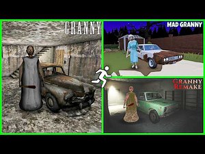 Granny All Escape..🔥😂 | Mad Granny car escape Granny remake car escape granny game definition hindi
