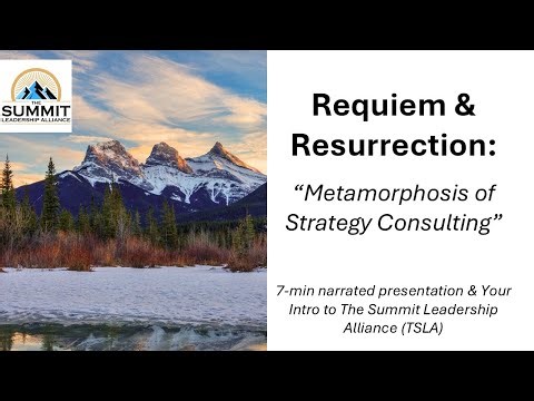 The Summit Leadership Alliance: INTRO (7-min narrated video)