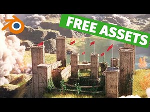 Blender Free Assets with Geometry nodes