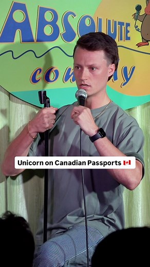 Unicorn is Really on Our Passport🤯 | Andrew Packer #standupcomedy #canada #canadian #humour #passport | Andrew Packer