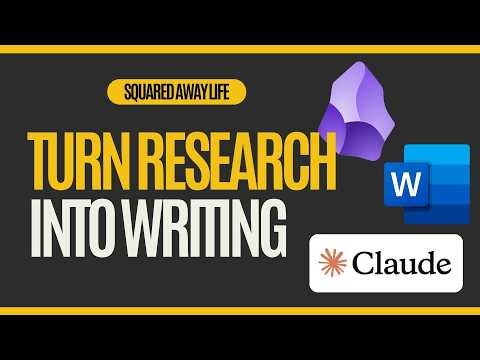 How I Use Obsidian, Claude Cowork, and Word to Turn Research into Writing