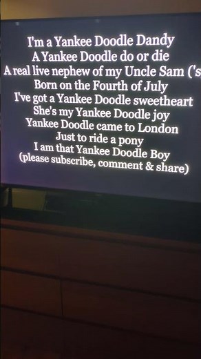 Yankee Doodle Dandy lyrics