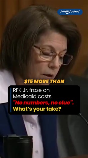 RFK Jr. gets asked a simple question about Medicare premiums.. For millions of seniors, these numbers matter. So does leadership. Do you still trust RFK Jr. to lead on healthcare? #RFKJr #Medicare #HealthcareLeadership #SeniorCare #Election2024 #Accountability #MedicarePremiums | MEAWW