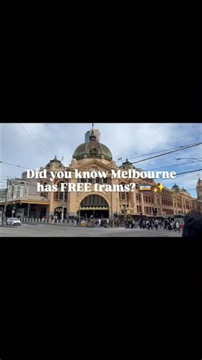 Free trams in Melbourne 🚋✨ Do you know about the Myki card? 💳 #youtubeshorts #travelvlog