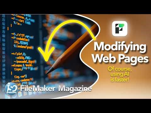 Modifying Web Pages in FileMaker