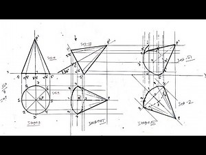 #21 Projection of solid ● Engineering Graphics by Deepak Gupta