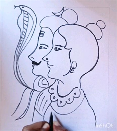 Happy Mahashivratri drawing for kids #art #draw #shorts #drawing #youtube