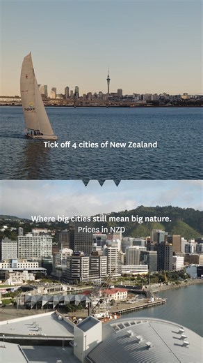 Planning a trip to New Zealand? You’ll likely pass through one of these cities. They’re our main international gateways and full of experiences for all kinds of travellers. Auckland: 📍@AucklandMuseum, Auckland 📍Mount Eden, Auckland 📍Waiheke Island, Auckland 📍Tiritiri Matangi Island, Auckland 📍Piha Beach, Auckland 📍Mission Bay, Auckland 📍@Origine.NZ, Auckland 📍@Tala_NZL, Auckland 📍@Mudbrick_NZ, Auckland Wellington: 📍@WetaWorkshop, Wellington 📍@Te_Papa, Wellington 📍Brooklyn Wind Farm, 