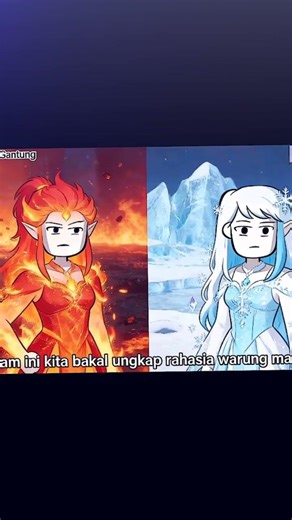 edit: jj jadi dewi es dan api 🤩😍🙌😻🫡/#dasigantung #fanart #capcutedit