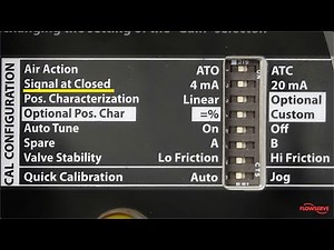 The Flowserve Logix 3200 Positioner: DIP Switch Setup