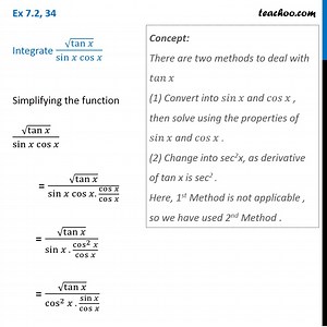Ex 7.2, 34 - Integrate root(tan x) / sin x cos x - teachoo