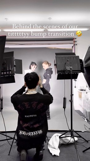 Monami Frost on Instagram: "Always fun times trying to keep up with the cool kids and the reels 😅 thank you @elporter and @daahliablack ❤️"