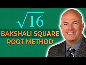 Bakshali Square Root Estimation Method