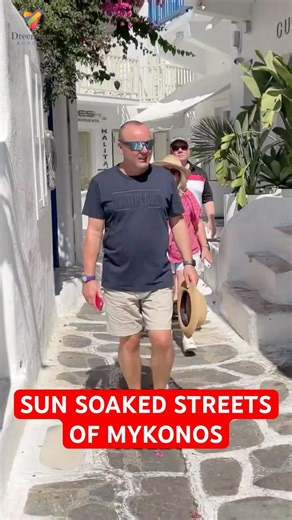 The Moment We Arrived in Mykonos✨