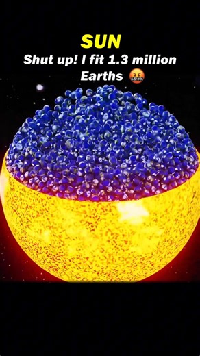 Sun vs Earth vs the Real Monsters 🤯☠️ #space #earth #universe #solarsystem