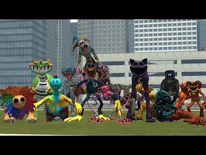 Surviving Poppy Playtime Monsters in the City | Garry's Mod