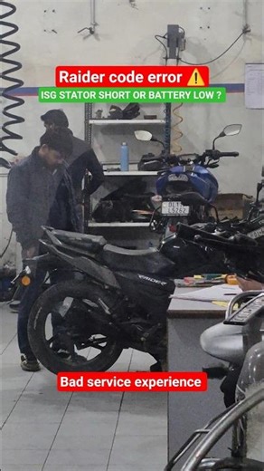 Tvs Raider code error ⚠️ service center experience #tvs #raider #tvsmotorcompany