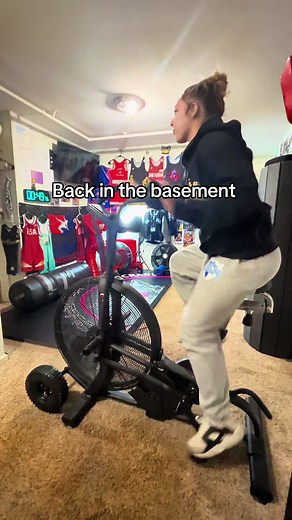 Back in the basement .. #GirlsWrestling #HighSchoolWrestling #WrestlingTok #WomenInSports #WrestlingLife