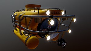 Atlantic Explorer Submarine(glb) - Download Free 3D model by JosephWPugsley