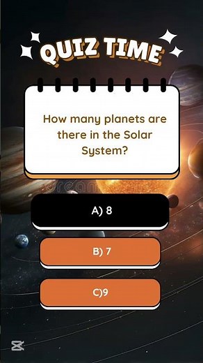 ☀️ Solar System Quiz | Easy Space Questions | Science Quiz for everyone # biological brain 🧠 #himeo#