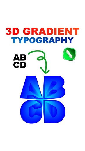 3D Gradient Typography - CorelDraw Tutorial #klsdesain #graphicdesign #coreldraw #coreldrawindonesia #coreldrawdesign #coreldrawtutorial #corel_draw #logodesign #logo #graphicdesigner #tipsdesain #digitalcreator #art #artwork #logodesign #logo #ornament #typography #photoshop #canva | KLS Desain