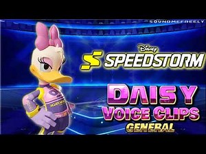 All Daisy Duck General Voice Clips • Disney Speedstorm • All Voice Lines • 2023 (Tress MacNeille)