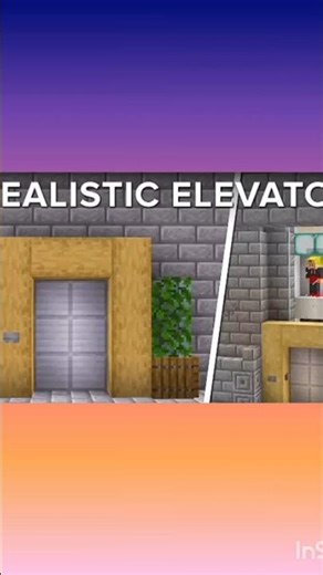 Minecraft Working Elevator 🚀 | Easy Redstone Lift in Survival (No Mods) #minecraft #shorts
