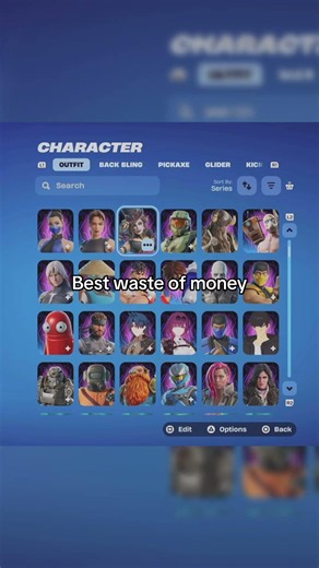 Fortnite skin locker showcase