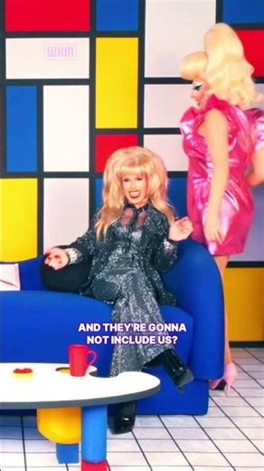 Trixie & Katya spotting themselves in the ANTM doc. #dragrace #shorts