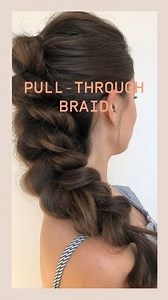 Pull-through braids are an easy hairstyle you can learn to do yourself in just a few minutes—even if you have no idea how to braid. Watch Prose Director of Education, Faith, create this look using just small hair ties and a clip. This style works best on medium to long hair, from straight to medium-sized curls (smaller curls can also work but you may lose detail in the texture). | Prose